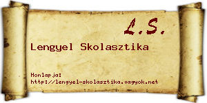 Lengyel Skolasztika névjegykártya